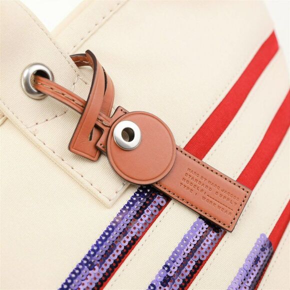 NWT Marc by Marc Jacobs St. Tropez Canvas Beach Tote - Picture 11 of 12